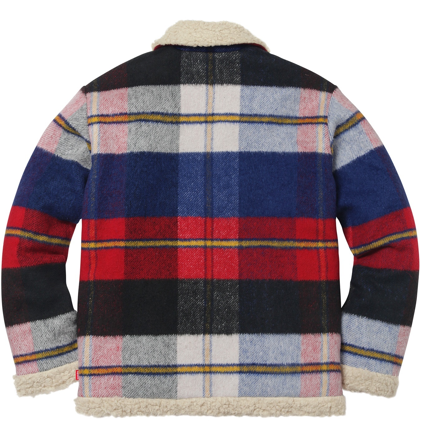Plaid Shearling Bomber view 2